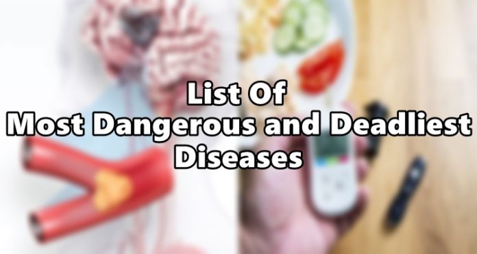 Most Dangerous Diseases List Of Most Dangerous And Deadliest Diseases